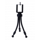 Mobile Lightweight Flexible Mini Tripod Stand (BLACK)