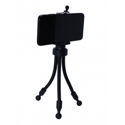 Mobile Lightweight Flexible Mini Tripod Stand (BLACK)