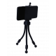 Mobile Lightweight Flexible Mini Tripod Stand (BLACK)