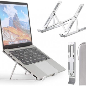 Foldable Laptop Stand (Silver)