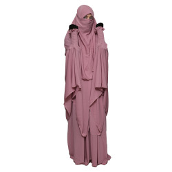 Exclusive Khimar (Dusty Pink)