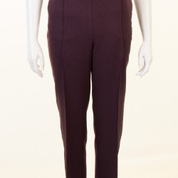 PURPLE TROUSER. SNAFFLE FRONT TRIM. ELASTICATED BACK