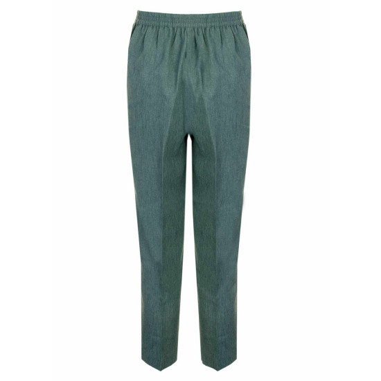 DEEP AQUA TROUSERS 27 INCH LEG LENGTH