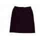 Deep Wine Stretched Skirt 