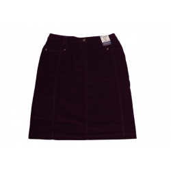 Deep Wine Stretched Skirt 