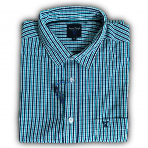 Full Sleeve 100% Export Quality Check Shirt 22