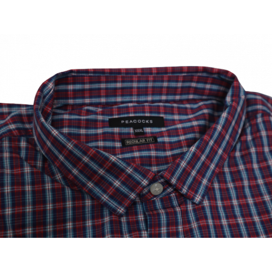 Half Sleeve 100% Export Quality Check Shirt 05