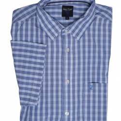 Half Sleeve 100% Export Quality Check Shirt 09