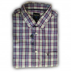 Half Sleeve 100% Export Quality Check Shirt 11