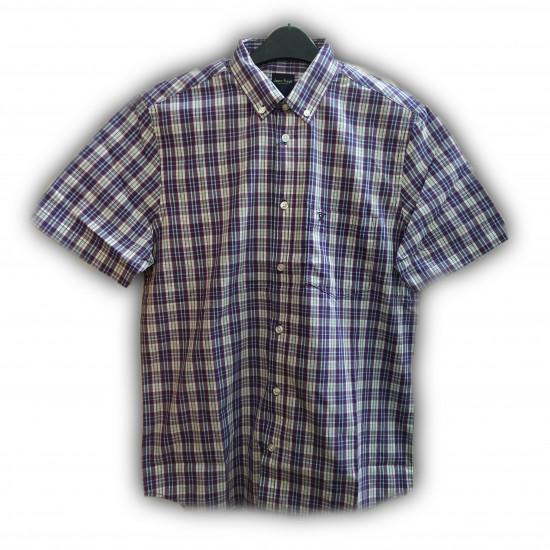 Half Sleeve 100% Export Quality Check Shirt 11