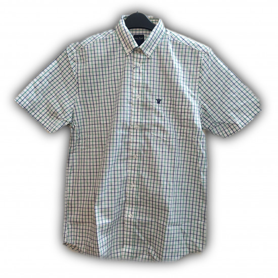 Half Sleeve 100% Export Quality Check Shirt 12