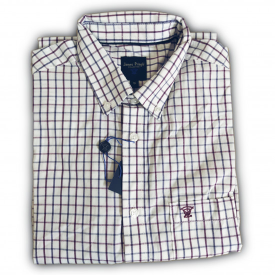 Half Sleeve 100% Export Quality Check Shirt 14